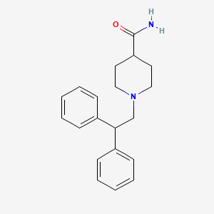 1-(2,2-Diphenylethyl)piperidine-4-carboxamide