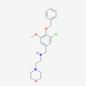 N-[4-(benzyloxy)-3-chloro-5-methoxybenzyl]-2-(morpholin-4-yl)ethanamine