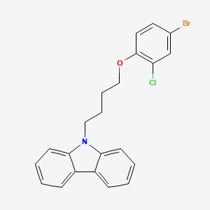 9-[4-(4-Bromo-2-chlorophenoxy)butyl]carbazole