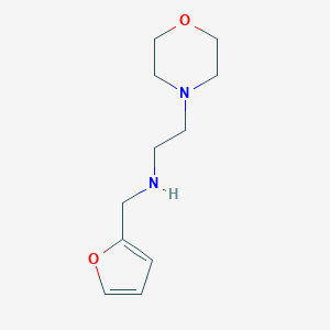 molecular formula C11H18N2O2 B499347 N-(Furan-2-ylmethyl)-2-morpholinoethanamine CAS No. 880813-53-6