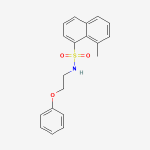 8-methyl-N-(2-phenoxyethyl)naphthalene-1-sulfonamide