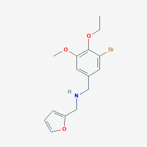 N-(3-bromo-4-ethoxy-5-methoxybenzyl)-N-(2-furylmethyl)amine