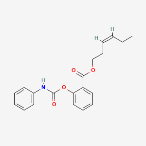 3-hexen-1-yl 2-[(anilinocarbonyl)oxy]benzoate