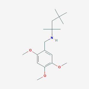 2,4,4-trimethyl-N-(2,4,5-trimethoxybenzyl)pentan-2-amine