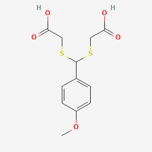 2,2'-[[(4-methoxyphenyl)methylene]bis(thio)]diacetic acid