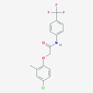 2-(4-chloro-2-methylphenoxy)-N-[4-(trifluoromethyl)phenyl]acetamide