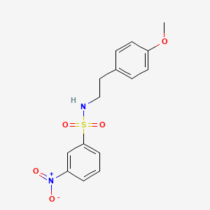 N-[2-(4-methoxyphenyl)ethyl]-3-nitrobenzenesulfonamide