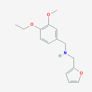 1-(4-ethoxy-3-methoxyphenyl)-N-(furan-2-ylmethyl)methanamine