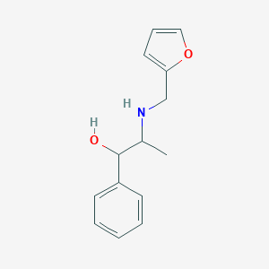 2-[(2-Furylmethyl)amino]-1-phenyl-1-propanol