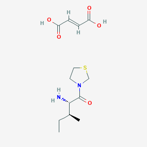 B049939 Thiazolidine,3-[(2S,3S)-2-aMino-3-Methyl-1-oxopentyl]-, (2E)-2-butenedioate (2 CAS No. 251572-86-8