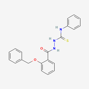 2-[2-(benzyloxy)benzoyl]-N-phenylhydrazinecarbothioamide