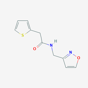 N-(3-isoxazolylmethyl)-2-(2-thienyl)acetamide