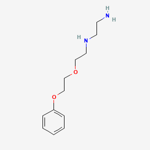 molecular formula C12H20N2O2 B4994057 N'-[2-(2-phenoxyethoxy)ethyl]ethane-1,2-diamine 