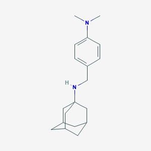 molecular formula C19H28N2 B499443 N-[4-(dimethylamino)benzyl]adamantan-1-amine CAS No. 289713-75-3