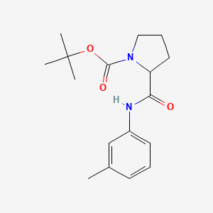 Tert-butyl 2-[(3-methylphenyl)carbamoyl]pyrrolidine-1-carboxylate