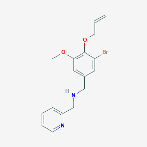 N-[4-(allyloxy)-3-bromo-5-methoxybenzyl]-N-(2-pyridinylmethyl)amine