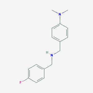 N-[4-(dimethylamino)benzyl]-N-(4-fluorobenzyl)amine