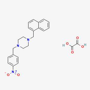 1-(1-naphthylmethyl)-4-(4-nitrobenzyl)piperazine oxalate