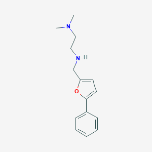 molecular formula C15H20N2O B499475 N,N-dimethyl-N'-[(5-phenylfuran-2-yl)methyl]ethane-1,2-diamine 