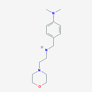 molecular formula C15H25N3O B499482 N-[4-(dimethylamino)benzyl]-N-[2-(4-morpholinyl)ethyl]amine 