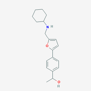 1-(4-{5-[(Cyclohexylamino)methyl]-2-furyl}phenyl)ethanol