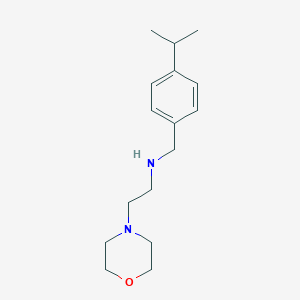 2-(morpholin-4-yl)-N-[4-(propan-2-yl)benzyl]ethanamine
