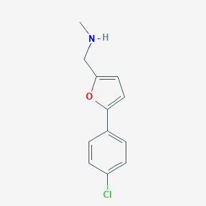 N-{[5-(4-chlorophenyl)-2-furyl]methyl}-N-methylamine