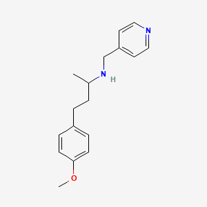 4-(4-methoxyphenyl)-N-(pyridin-4-ylmethyl)butan-2-amine