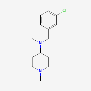 N-(3-chlorobenzyl)-N,1-dimethyl-4-piperidinamine