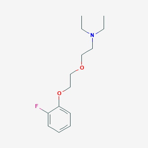 N,N-diethyl-2-[2-(2-fluorophenoxy)ethoxy]ethanamine