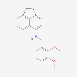 molecular formula C21H21NO2 B499546 N-(2,3-dimethoxybenzyl)-1,2-dihydroacenaphthylen-5-amine 