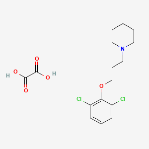 1-[3-(2,6-Dichlorophenoxy)propyl]piperidine;oxalic acid