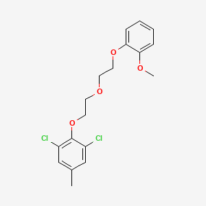 1,3-Dichloro-2-[2-[2-(2-methoxyphenoxy)ethoxy]ethoxy]-5-methylbenzene