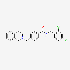 N-(2,4-dichlorobenzyl)-4-(3,4-dihydro-2(1H)-isoquinolinylmethyl)benzamide