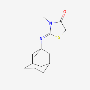 2-(1-adamantylimino)-3-methyl-1,3-thiazolidin-4-one