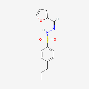 N'-(2-furylmethylene)-4-propylbenzenesulfonohydrazide