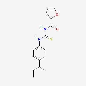 1-[4-(BUTAN-2-YL)PHENYL]-3-(FURAN-2-CARBONYL)THIOUREA