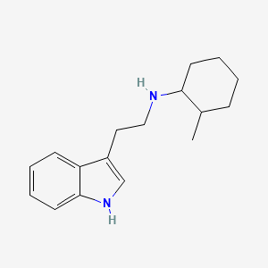 molecular formula C17H24N2 B4995588 N-[2-(1H-indol-3-yl)ethyl]-2-methylcyclohexan-1-amine 