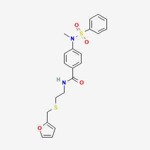 N-{2-[(2-furylmethyl)thio]ethyl}-4-[methyl(phenylsulfonyl)amino]benzamide