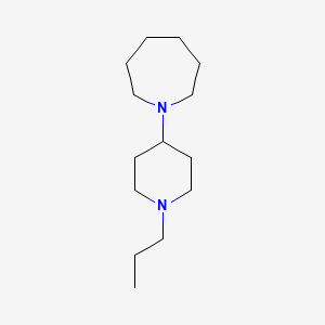 molecular formula C14H28N2 B4995629 1-(1-propyl-4-piperidinyl)azepane 