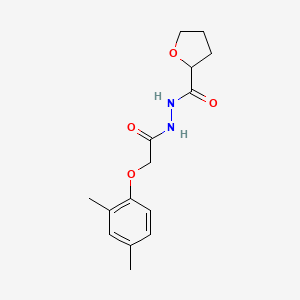 N'-[2-(2,4-dimethylphenoxy)acetyl]tetrahydro-2-furancarbohydrazide