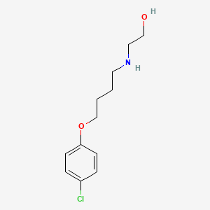 2-[4-(4-Chlorophenoxy)butylamino]ethanol