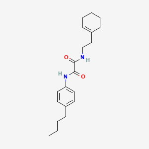 N'-(4-butylphenyl)-N-[2-(cyclohexen-1-yl)ethyl]oxamide