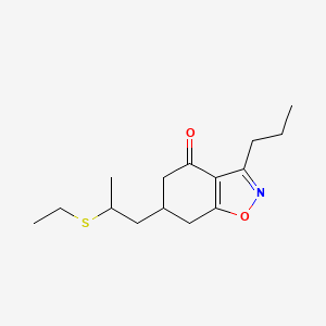 6-[2-(ethylthio)propyl]-3-propyl-6,7-dihydro-1,2-benzisoxazol-4(5H)-one