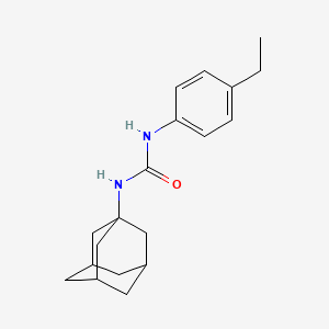 molecular formula C19H26N2O B4996057 1-(1-Adamantyl)-3-(4-ethylphenyl)urea 