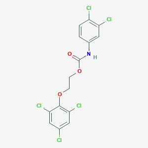 2-(2,4,6-trichlorophenoxy)ethyl N-(3,4-dichlorophenyl)carbamate