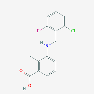 3-[(2-Chloro-6-fluorobenzyl)amino]-2-methylbenzoic acid