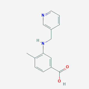 4-Methyl-3-(pyridin-3-ylmethylamino)benzoic acid