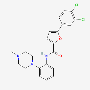 5-(3,4-dichlorophenyl)-N-[2-(4-methyl-1-piperazinyl)phenyl]-2-furamide