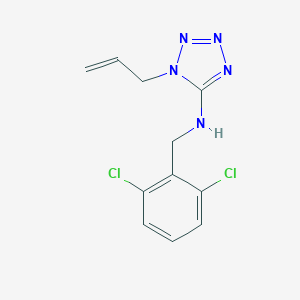 molecular formula C11H11Cl2N5 B499632 N-(2,6-dichlorobenzyl)-1-(prop-2-en-1-yl)-1H-tetrazol-5-amine 